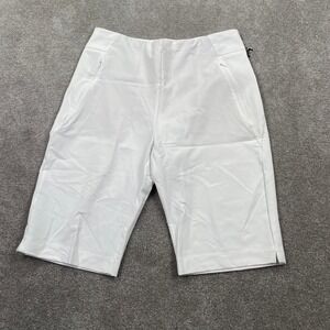 White Label Women's Tall Golf Shorts Size 8 White Bermuda Style
